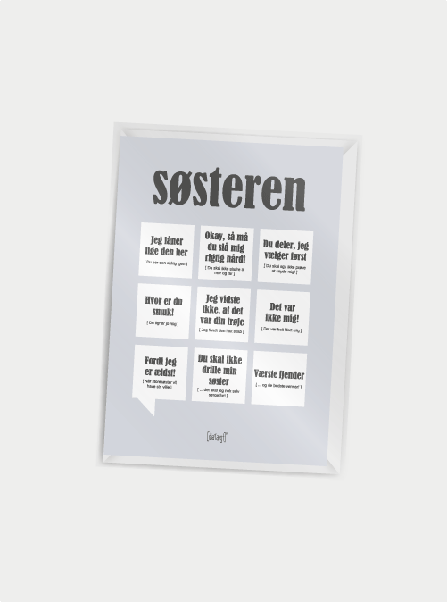 Systern, A5-kort – Systern, A5-kort – Perfekte Hilsener for Enhver Anledning