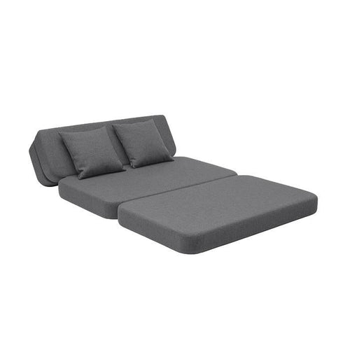 Foldbar Sofa XL Gråblå