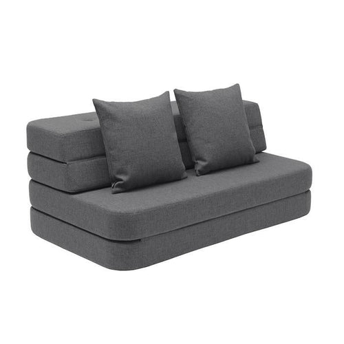 Foldbar Sofa XL Gråblå