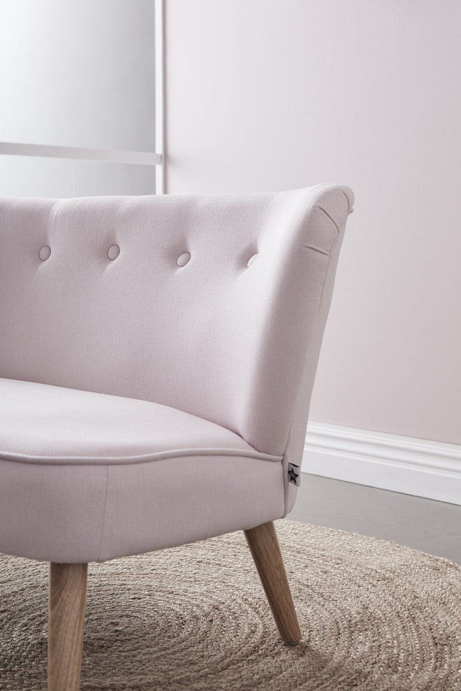 Lys Rosa Sofa - Elegant Komfort for Hjemmet Ditt