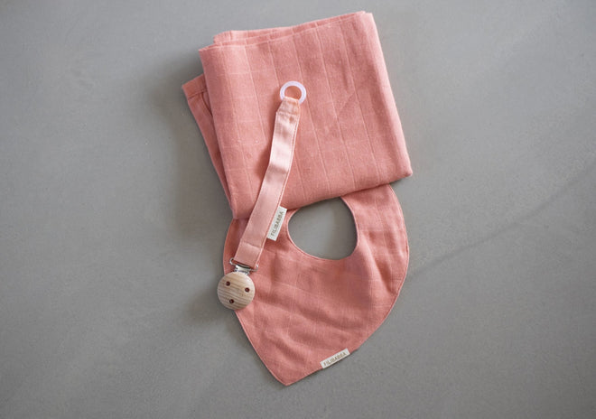 Myk og Absorberende Tøybleie i Korallfarge