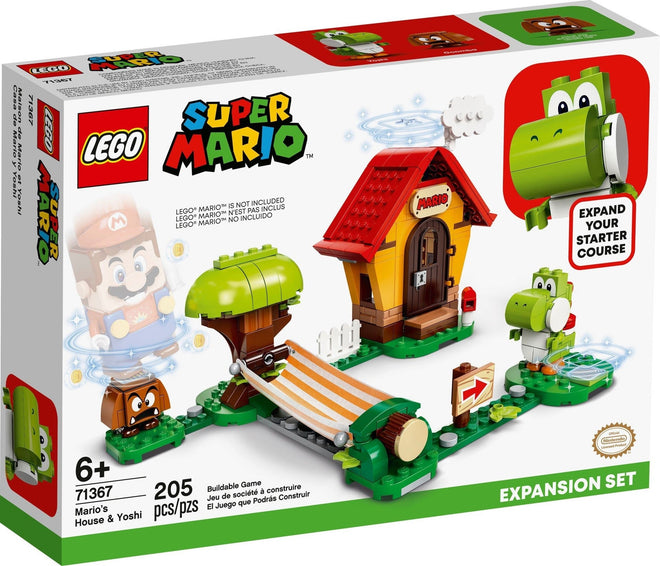 Super Mario - Marios Hus og Yoshi