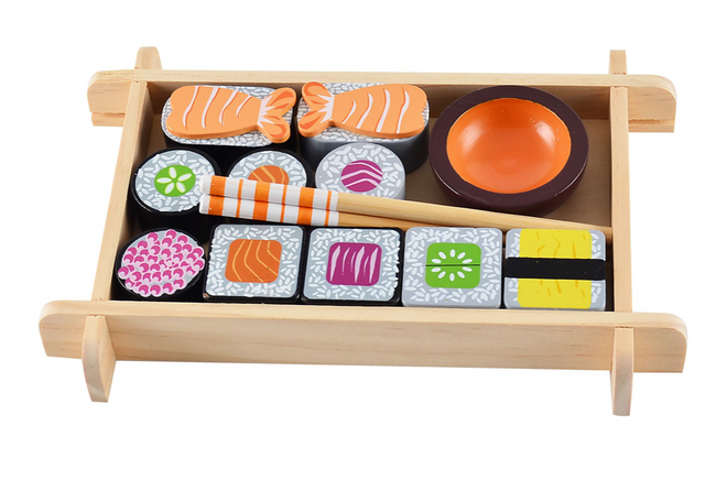 Sushisett i tre - Perfekt for Lek og Læring