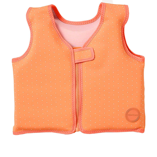 Flytevest, Hjerte - Oransje (4-6 år)