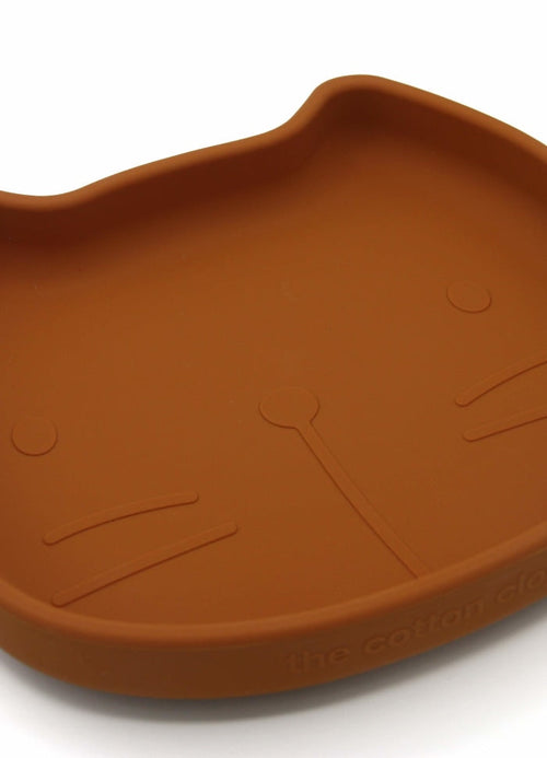 Silikonmatte for Katt - Karamellfarget