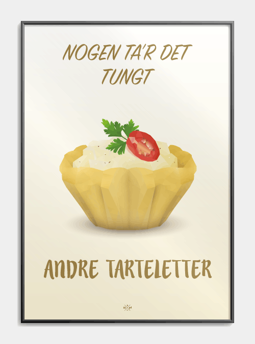 Noen tar det hardt plakat, M (50x70, B2)