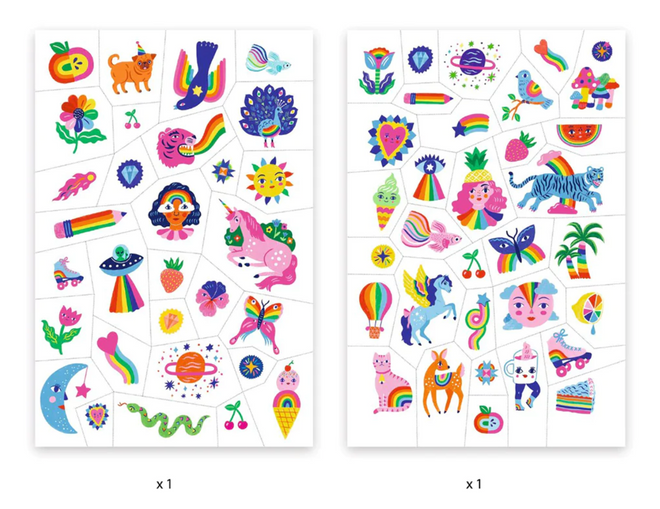 Regnbågsfärgade Tatueringar