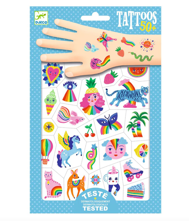 Regnbågsfärgade Tatueringar