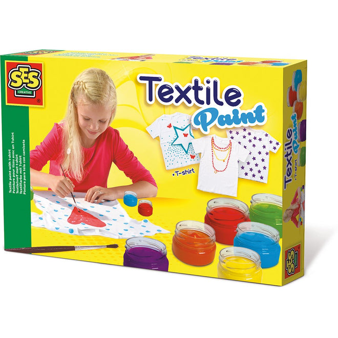 Textilfarver med T-shirt