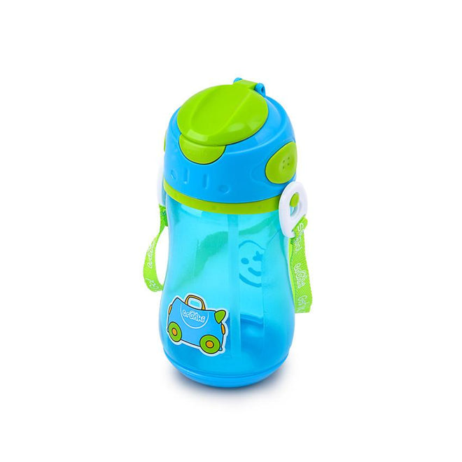Trunki drikkeflaske med sugerør, Blå/Grøn