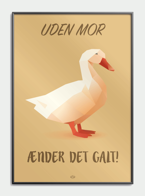 Uten Mor Plakat, M (50x70, B2)
