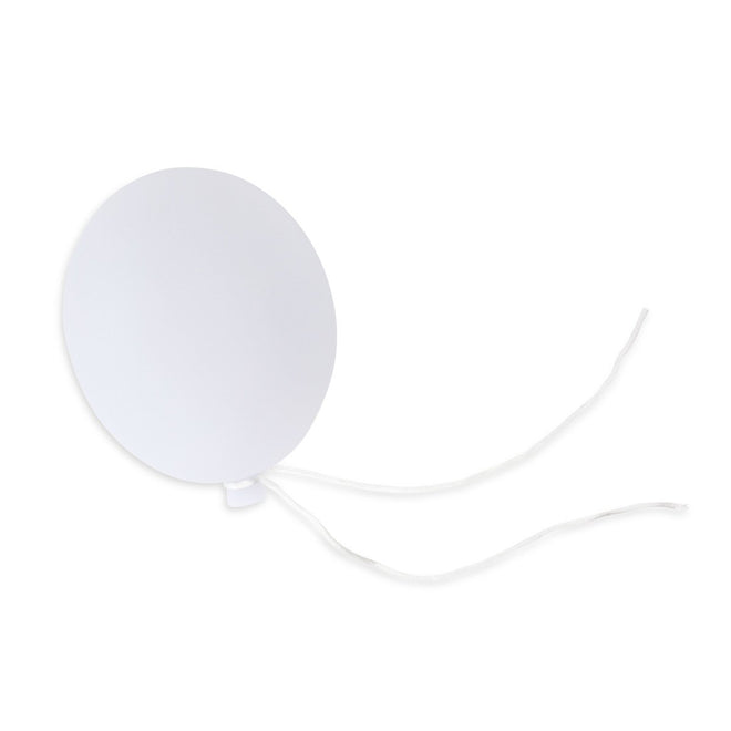 Væglampe ballon touch, lille - hvid