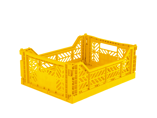 Vikbox, gul, mellem størrelse